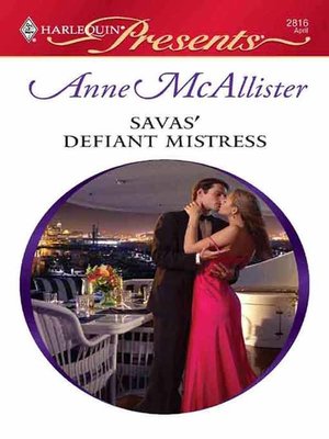 cover image of Savas' Defiant Mistress